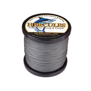 500M 547Yds Grey 10lb-300lb HERCULES PE Braided Fishing Line 8 Strands HERCULES